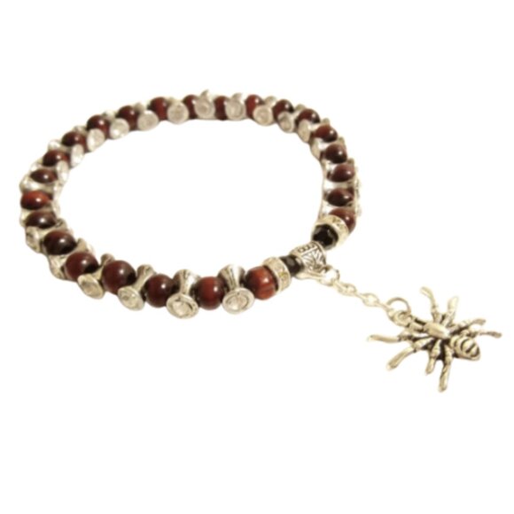 Along Came A Spider Beaded Bracelet - Picture 2 of 6